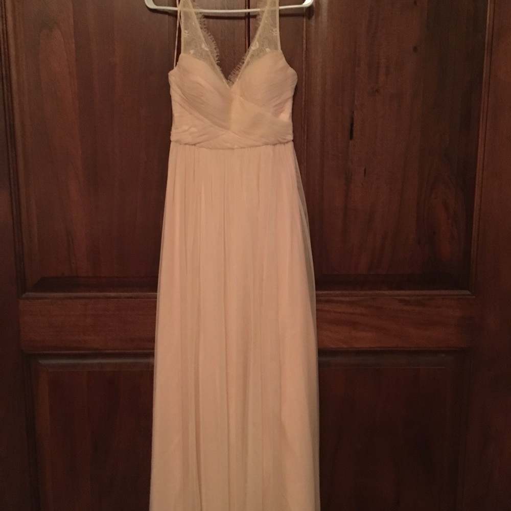 Bhldn by Anthropolgy Fleur dress size 2 in blush